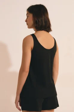 Débardeur de pyjama en lin