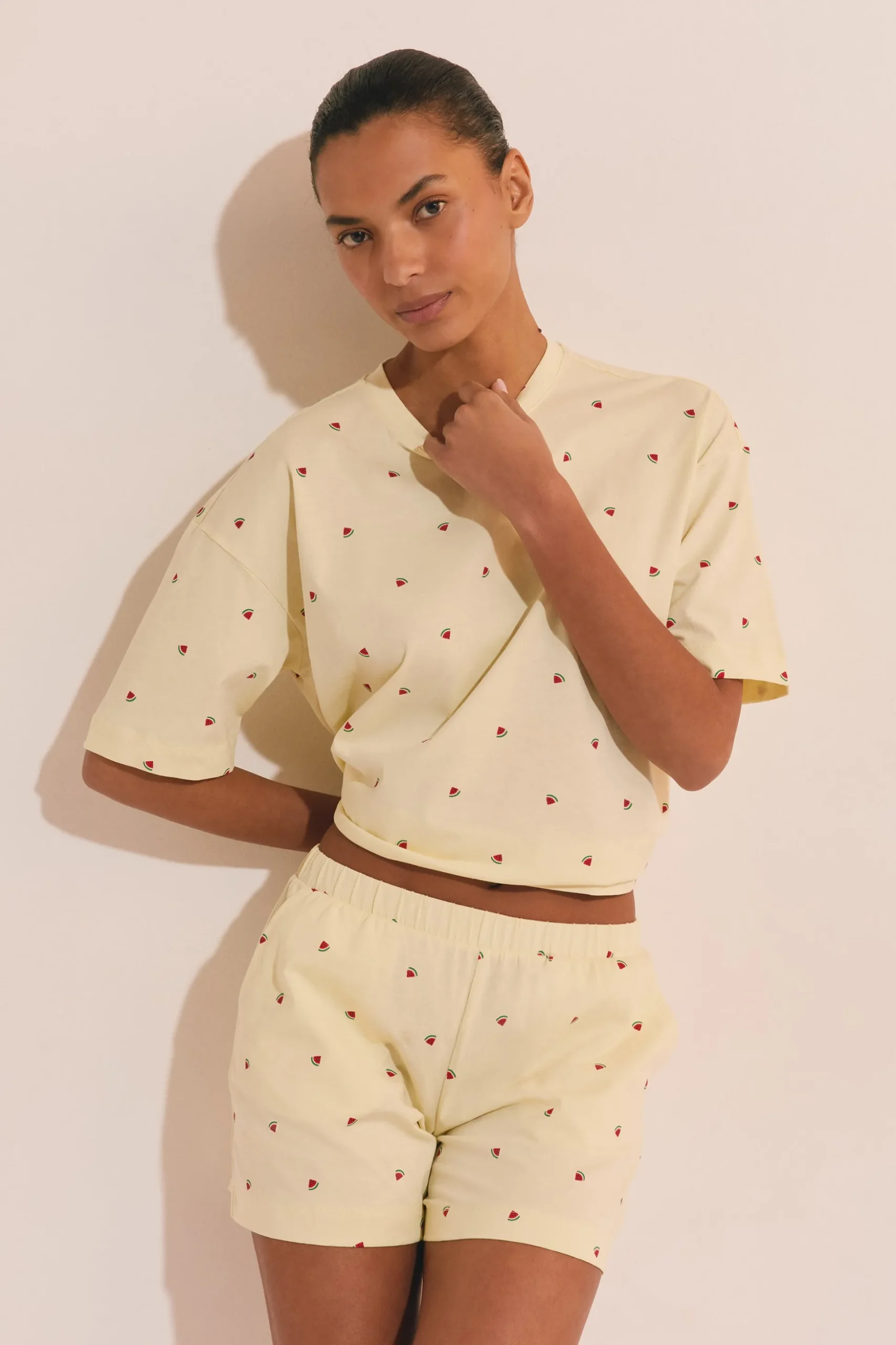 Ensemble de pyjama 2 pièces motifs pastèque