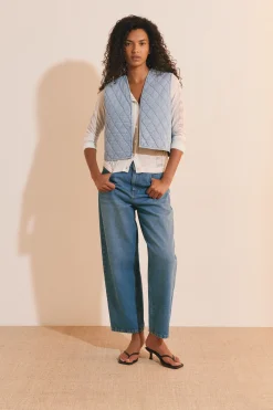 Gilet sans manches en coton