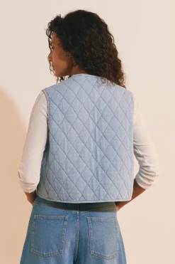 Gilet sans manches en coton