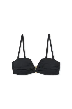 Haut de maillot de bain bandeau avec bretelles amovibles
