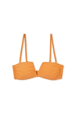 Haut de maillot de bain bandeau pailleté avec bretelles amovibles