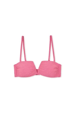 Haut de maillot de bain bandeau pailleté avec bretelles amovibles