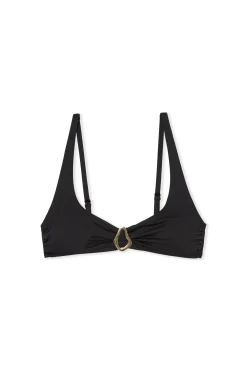 Haut de maillot de bain brassière avec détail bijou
