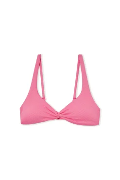Haut de maillot de bain brassière texturé avec pads amovibles