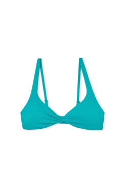 Haut de maillot de bain brassière texturé avec pads amovibles
