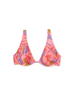 Haut de maillot de bain corbeille fleuri