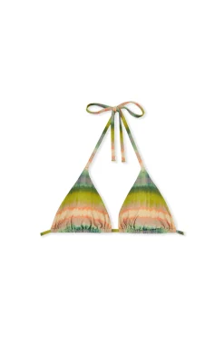 Haut de maillot de bain triangle imprimé pailleté