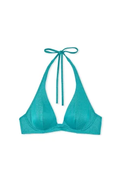 Haut de maillot de bain triangle armaturé pailleté