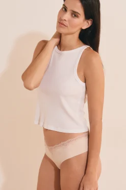 Hipster avec détail dentelle