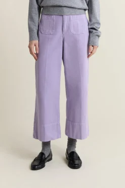 Jean cropped à poches avant