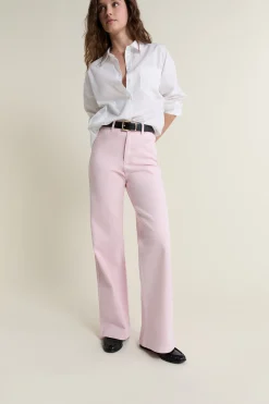 Jean droit taille haute