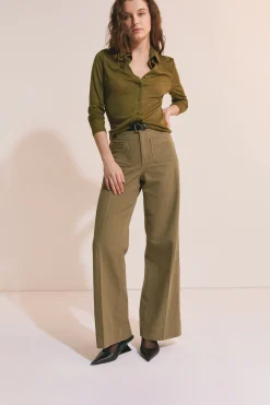 Jean flare avec poches avant
