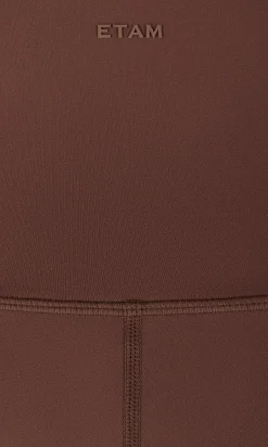 Legging large en microfibre
