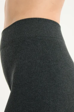 Legging long côtelé
