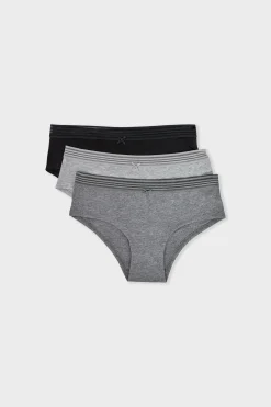 Lot de 3 shortys en coton