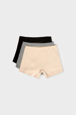 Lot de 3 shortys en coton