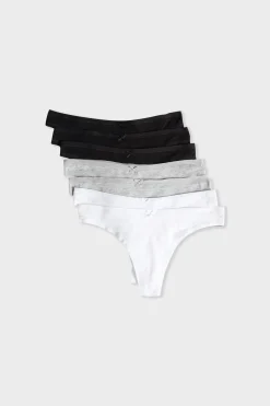 Lot de 7 strings en coton