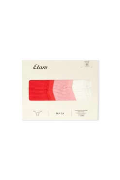 Lot de 3 tangas en coton