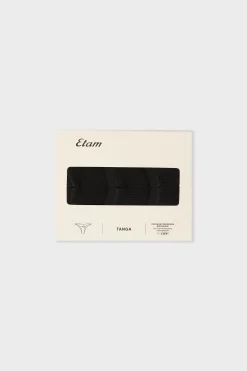 Lot de 3 tangas en coton