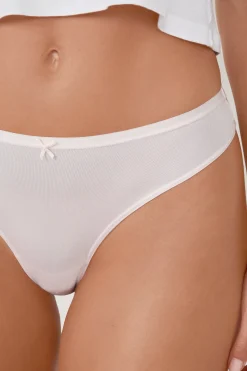 Lot de 5 tangas en microfibre