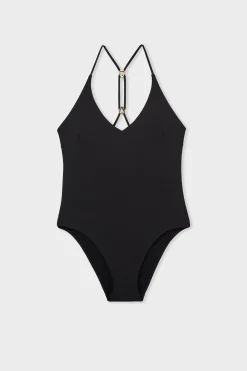 Maillot de bain 1 pièce détail au dos