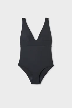Maillot de bain 1 pièce menstruel avec pads amovibles - Flux léger