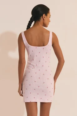 Nuisette en coton en pointelle