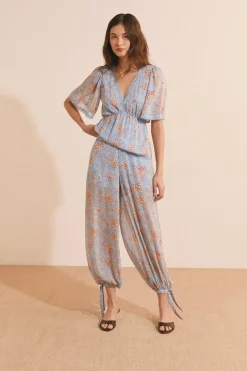 Pantalon bouffant à motifs