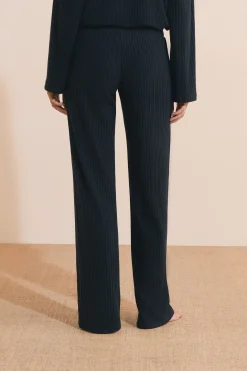 Pantalon de pyjama côtelé