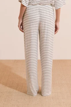 Pantalon de pyjama large élastiqué