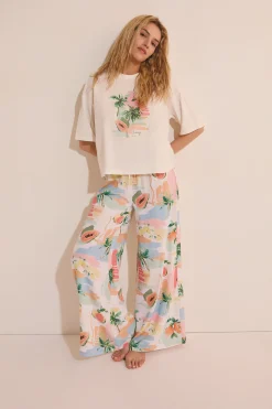Pantalon de pyjama à motifs