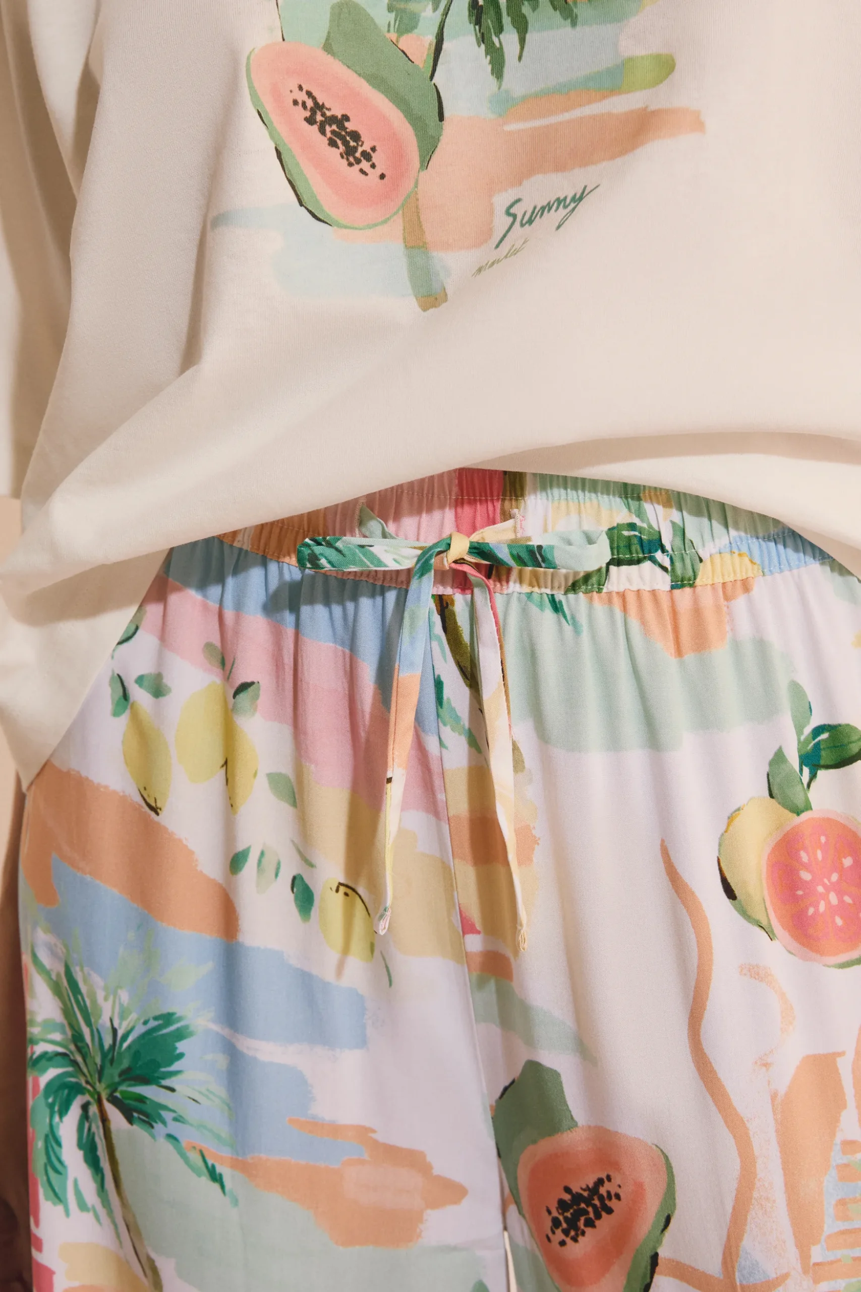 Pantalon de pyjama à motifs