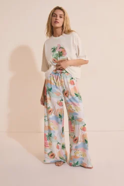 Pantalon de pyjama à motifs