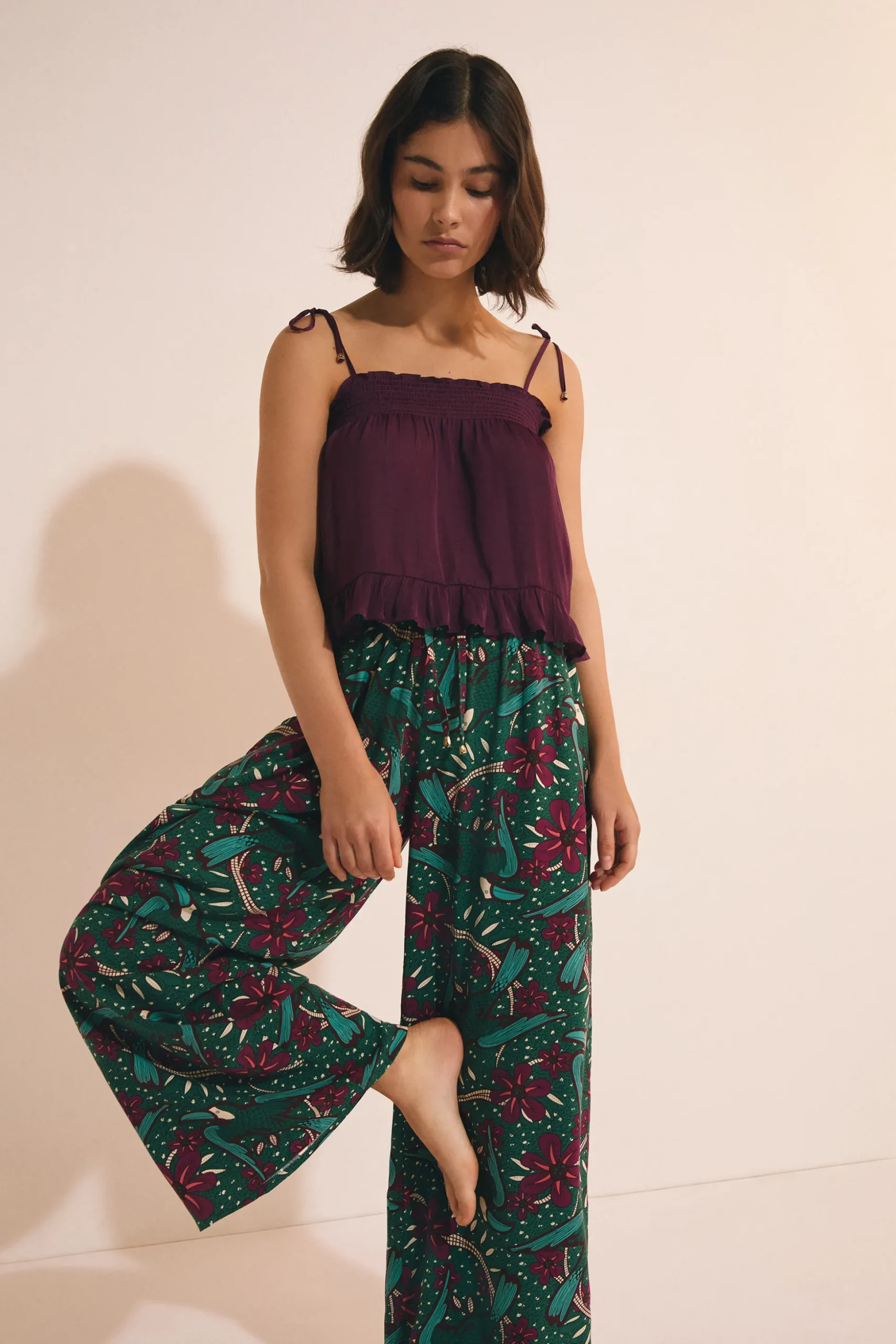 Pantalon de pyjama à motifs