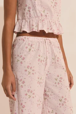 Pantalon de pyjama à motifs fleuris