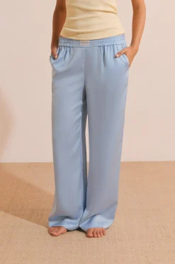 Pantalon de pyjama satiné