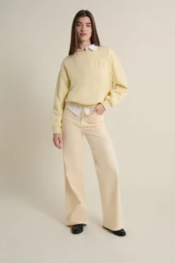 Pantalon droit taille haute