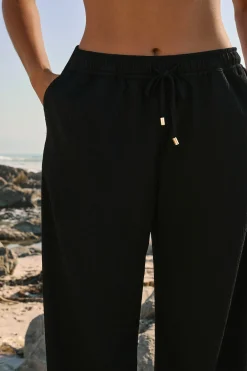 Pantalon fluide élastiqué