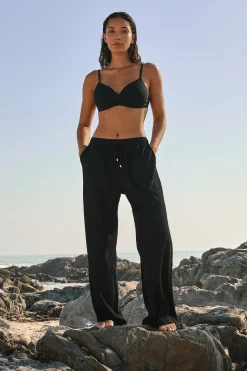 Pantalon fluide élastiqué