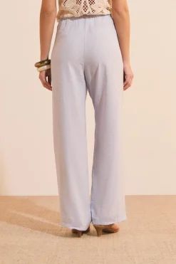Pantalon fluide élastiqué
