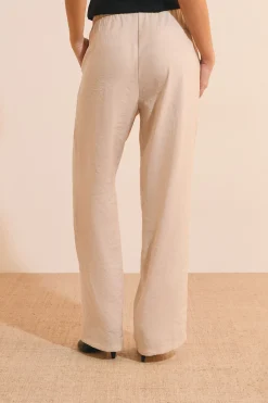 Pantalon fluide élastiqué