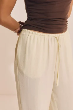 Pantalon fluide élastiqué