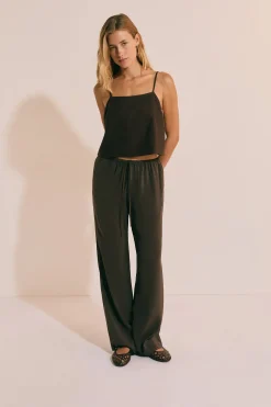 Pantalon fluide élastiqué