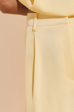 Pantalon fluide satiné
