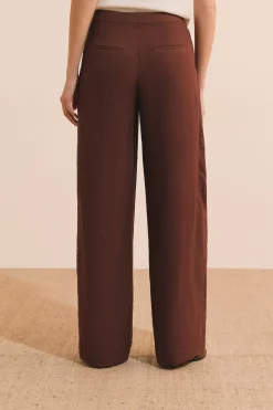 Pantalon large asymétrique