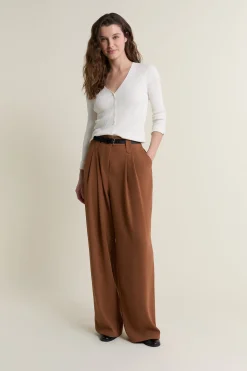 Pantalon large à pinces