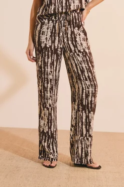 Pantalon à motifs