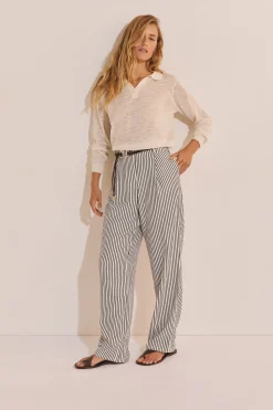 Pantalon à rayures