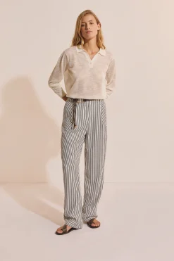 Pantalon à rayures